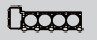 GASKET FOR BMW 5 Saloon (E34) 11121736345 10098000