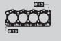 GASKET FOR FIAT DUCATO Flatbed  4837051 10068600