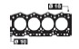 GASKET FOR FIAT DUCATO Panorama (280) 3214139 10049600
